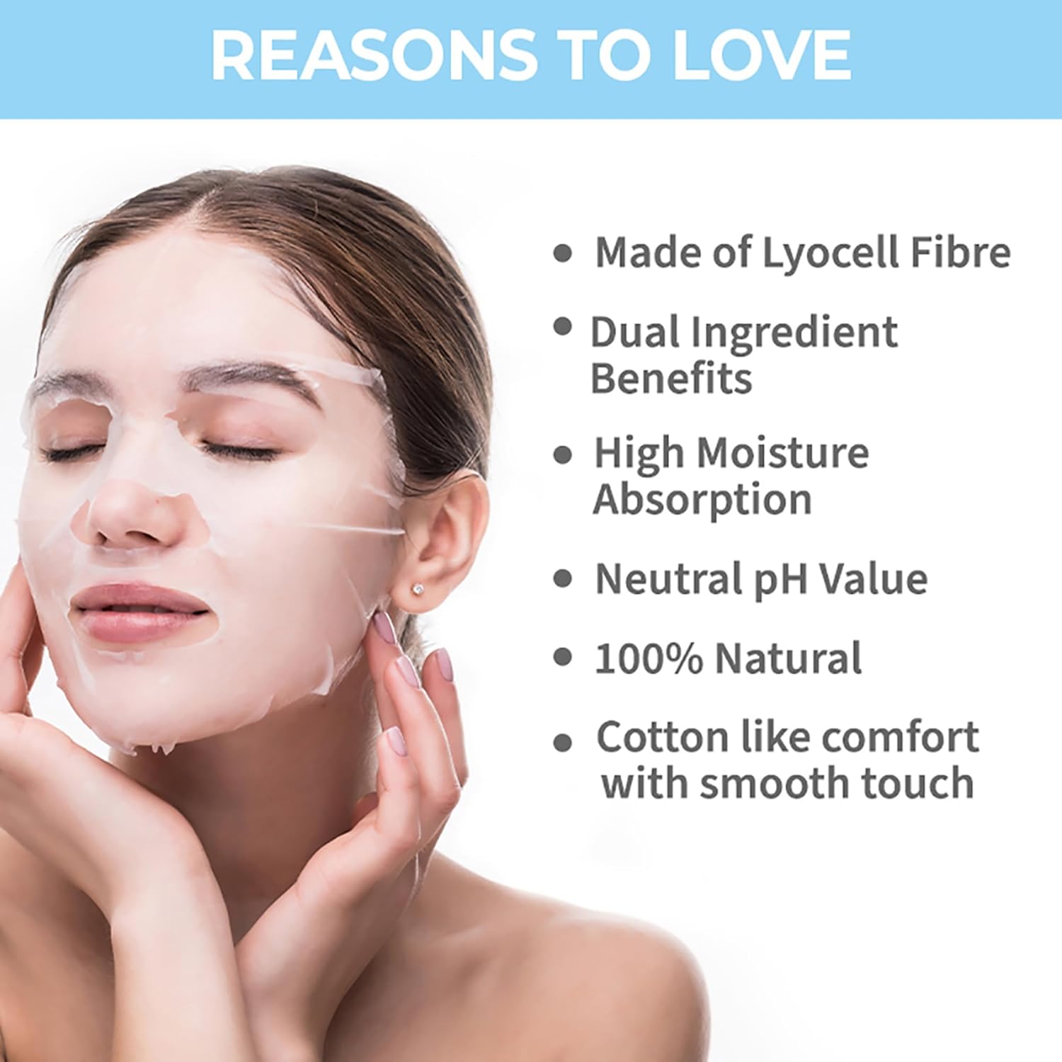 Nykaa Naturals Skin Secrets Bubble Sheet Mask, Pearl and Hyaluronic Acid, 0.67 oz - Face Sheet Mask to Improve Skin Texture - Hydrating Sheet Mask