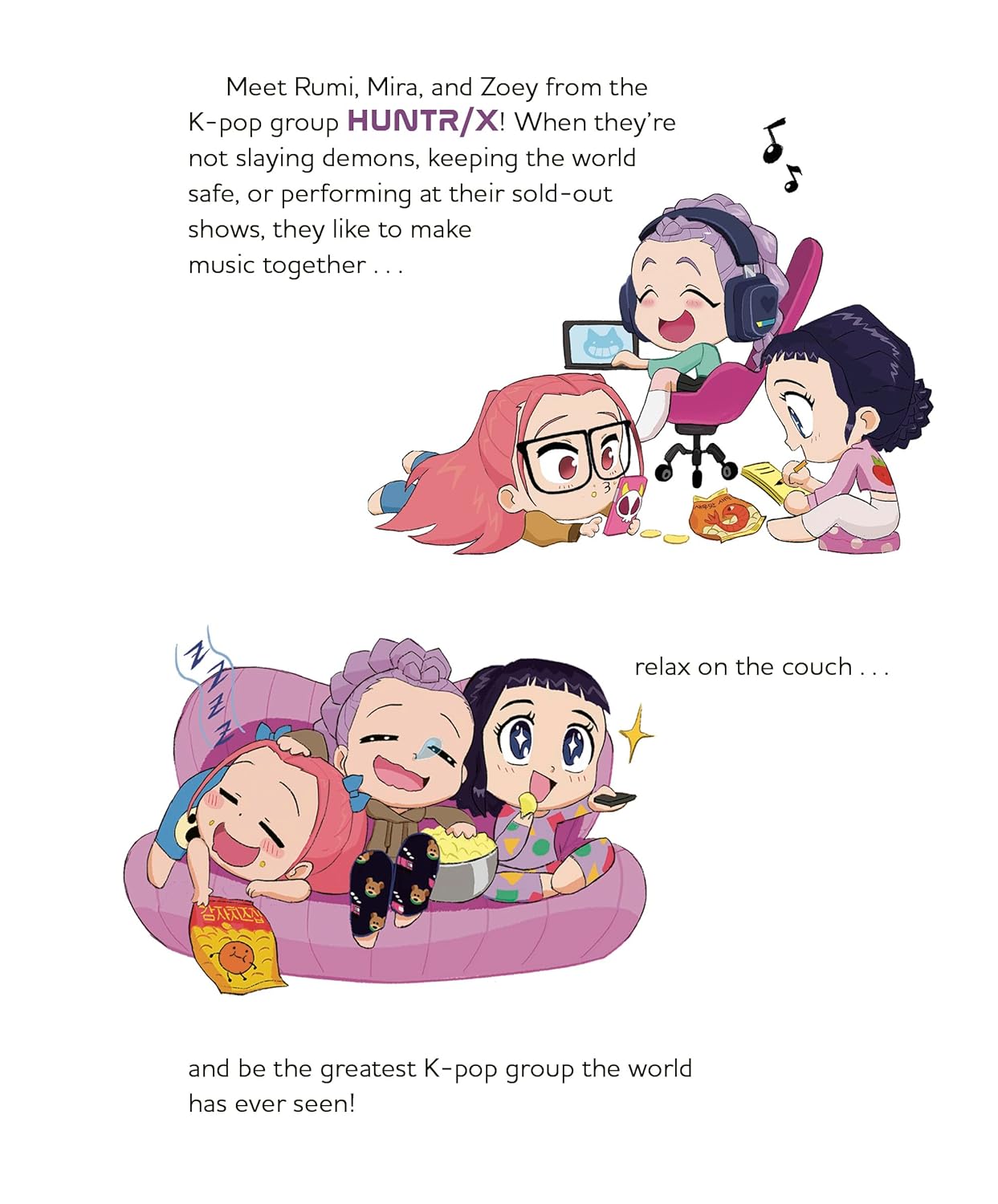 For the Fans! (KPop Demon Hunters): Official Storybook (Little Golden Book)