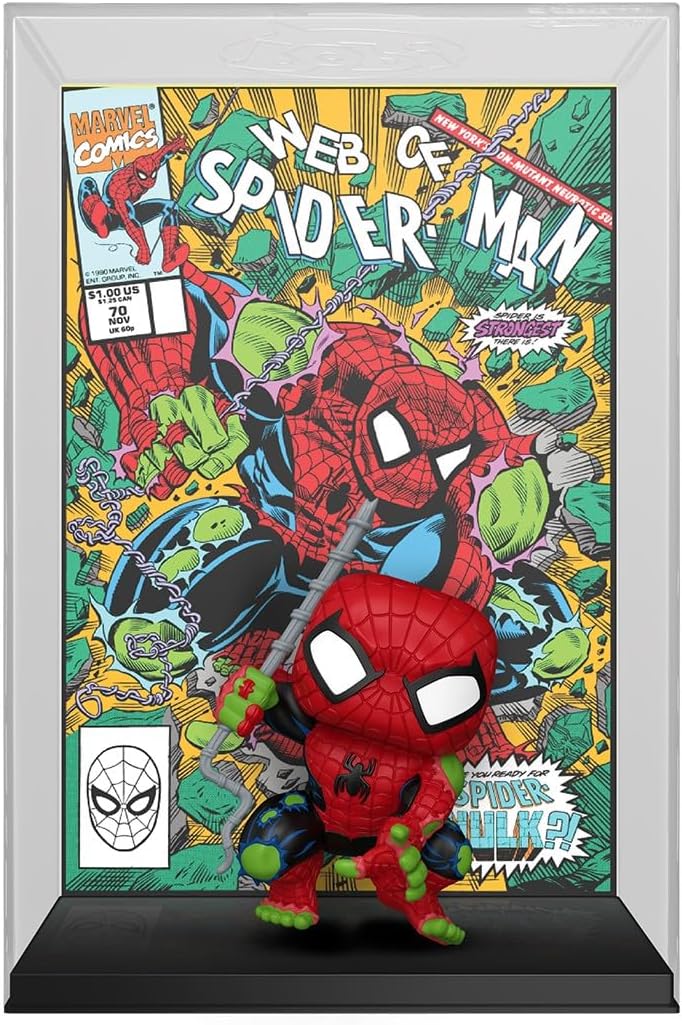 Funko Pop! Comic Cover: Marvel - Spider-Hulk - Collectable Vinyl Figure - Gift Idea - Official Merchandise - Toys for Kids & Adults - Marvel Fans - Model Figure for Collectors and Display