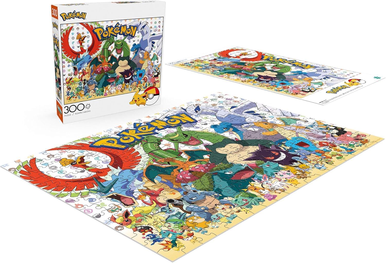 Buffalo Games - Pokémon - Fan Favorites - 300 Piece Jigsaw Puzzle for Adults - Vibrant Jigsaw Puzzles with Oversized Pieces - Finished Size 21.25 x 15.00