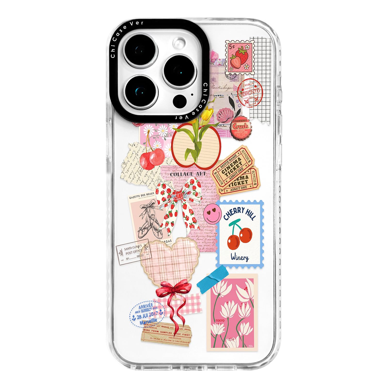 for iPhone 12 Case, Cartoon Pattern with Little Prince-Like, Military-Grade Drop Protection, Cute Soft Slim TPU Protective Cover with Camera Lens Protection for Women & Girls