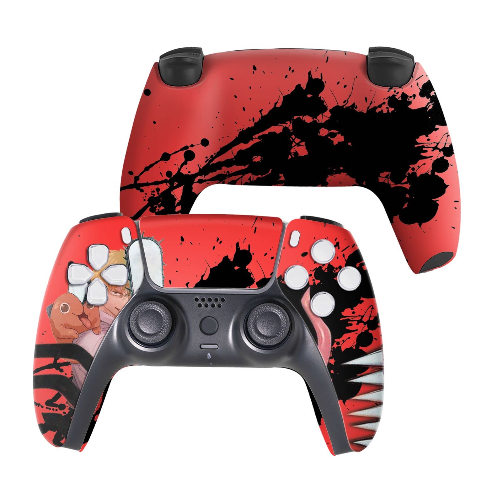 Marrvel Custom PS-5 Controller Wireless compatible with Play-Station 5 Console by BCB Controllers | Proudly Customized in USA with Permanent HYDRODIP Printing(NOT JUST A SKIN)(MODDED)