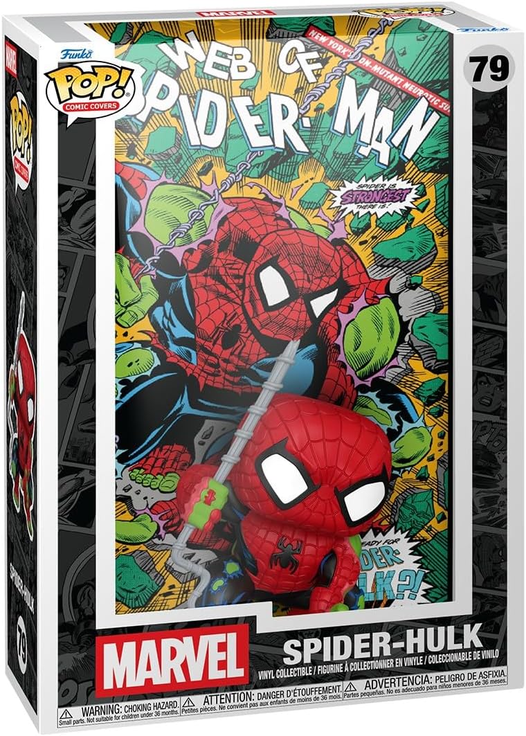Funko Pop! Comic Cover: Marvel - Spider-Hulk - Collectable Vinyl Figure - Gift Idea - Official Merchandise - Toys for Kids & Adults - Marvel Fans - Model Figure for Collectors and Display