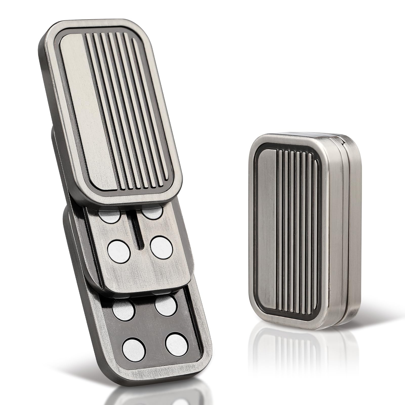 Fidget Toys Adults, Poker Card Fidget Toy, Metal Fidget Slider to Relieve Anxiety and Stress, Cool Desk Toys for Office, Magnet Fidget Toy for Men Adults ADHD