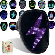 Led Mask Light up Mask with Gesture Sensing, Cool Glowing Toys Masks Great Gift for Halloween Christmas Costume Party