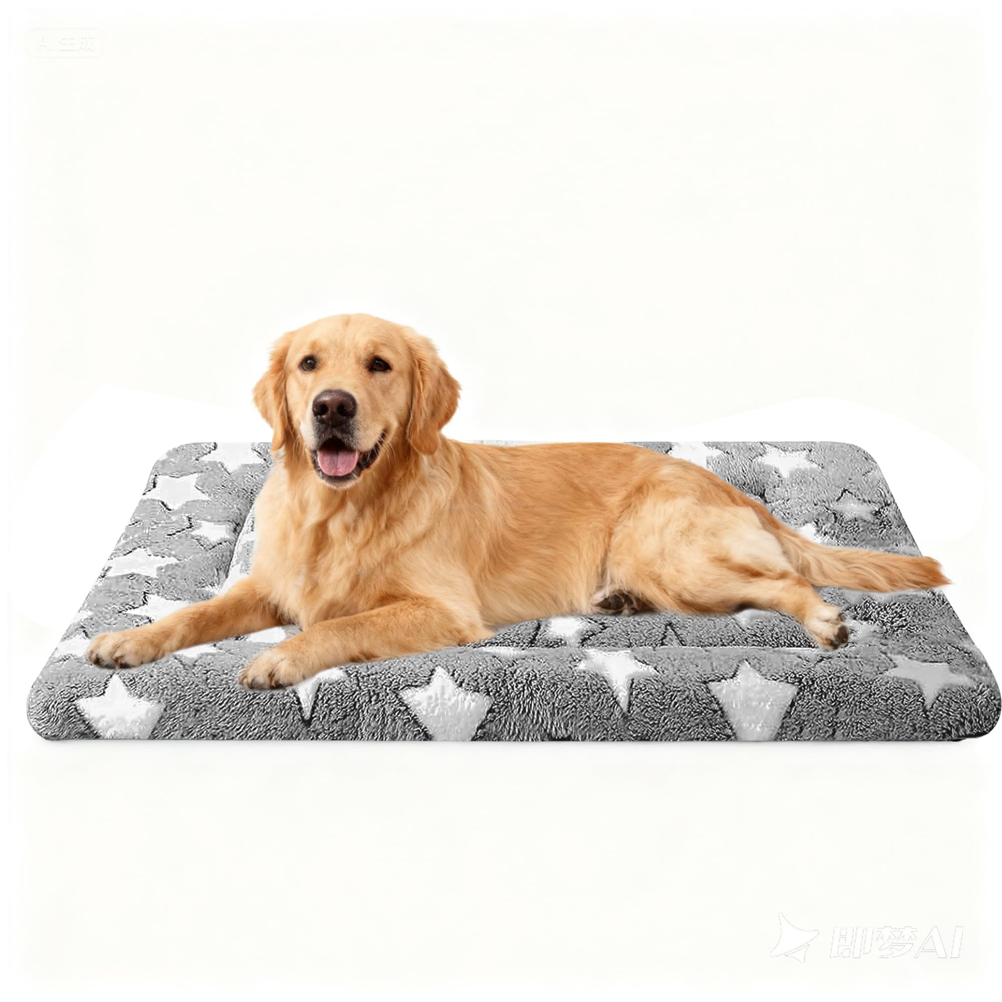 Dog Bed Mat for Crate, Soft Kennel Pad, Durable Comfort Mat for Dogs and Cats, Home and Crate Use (Gray, 18"*14"*1.5")