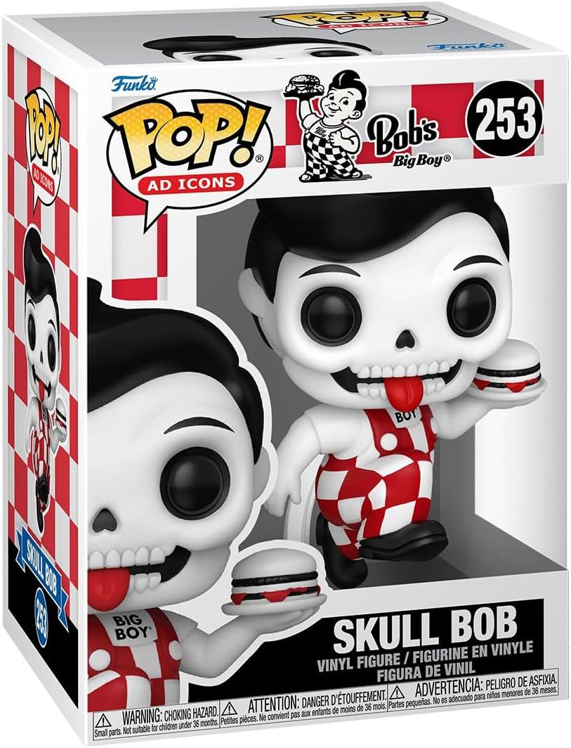 Funko Pop! AD Icons: Bob's Big Boy - Skull Bob - Collectable Vinyl Figure - Gift Idea - Official Merchandise - Toys for Kids & Adults - Ad Icons Fans - Model Figure for Collectors and Display