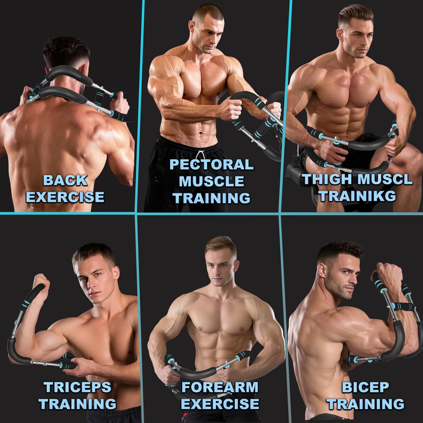 Twister Arm Trainer,Adjustable Resistance Bar for Full Body Workout, Arm Strengthener for Men & Women, Fitness Equipment for Strength Training