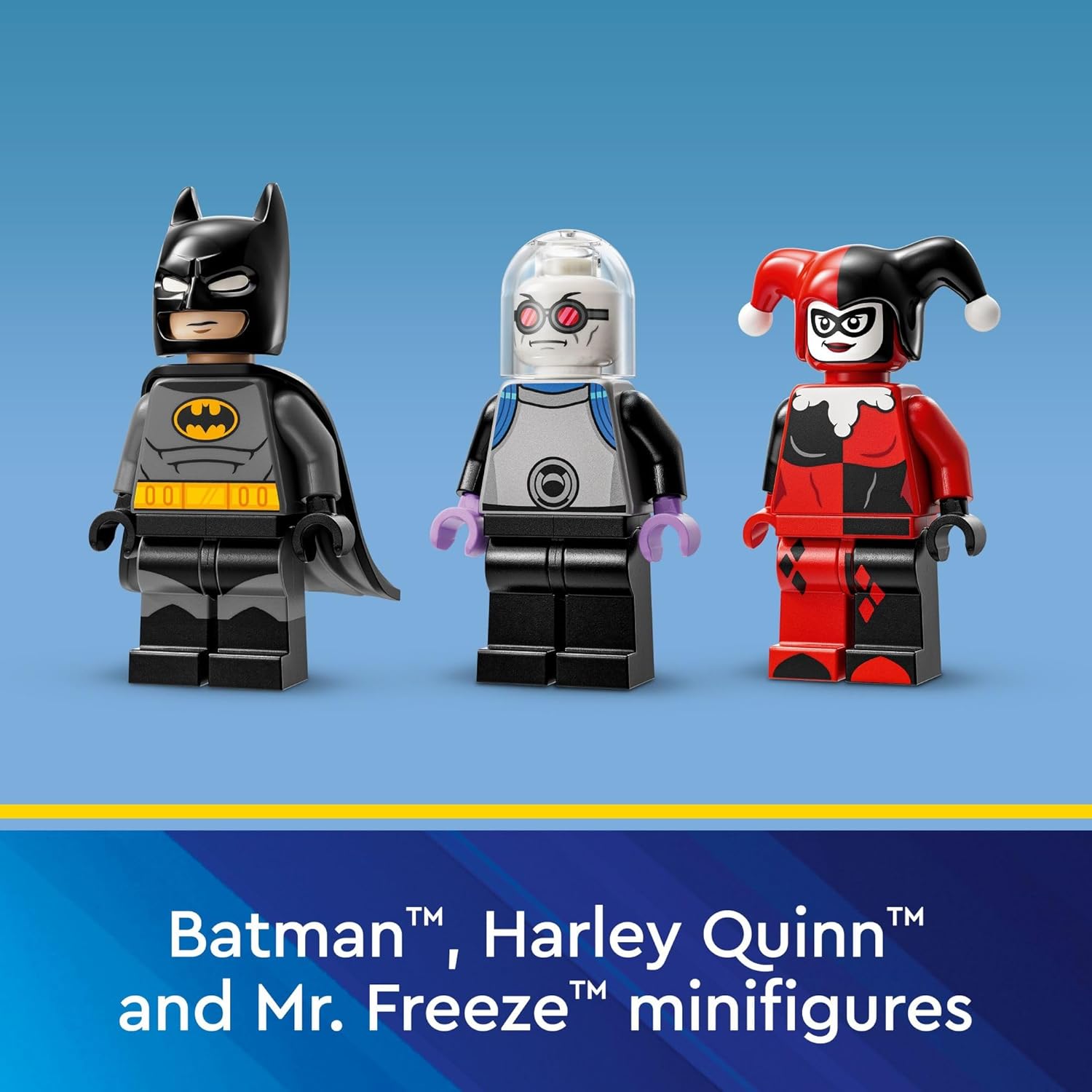 LEGO DC Batman : Batman with The Batmobile vs. Harley Quinn & Mr. Freeze Building Toy - Pretend Play Toy for Boys & Girls, Ages 8+ Years - Gift for Christmas - 76274