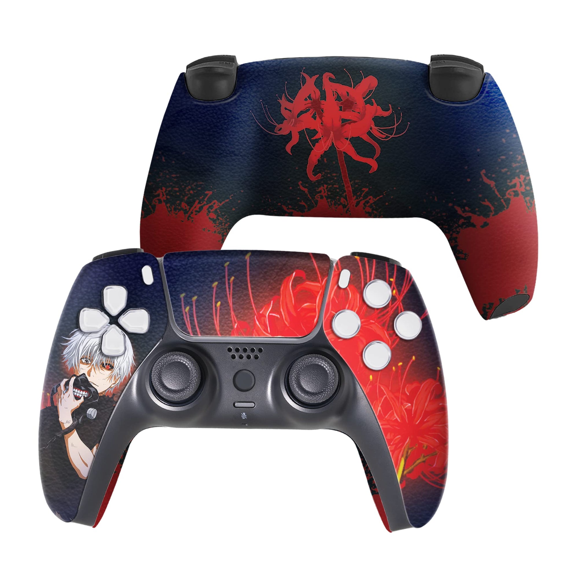 Marrvel Custom PS-5 Controller Wireless compatible with Play-Station 5 Console by BCB Controllers | Proudly Customized in USA with Permanent HYDRODIP Printing(NOT JUST A SKIN)(MODDED)