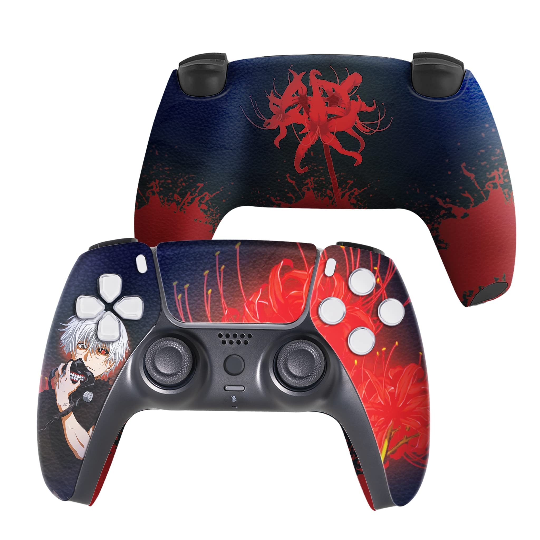 Marrvel Custom PS-5 Controller Wireless compatible with Play-Station 5 Console by BCB Controllers | Proudly Customized in USA with Permanent HYDRODIP Printing(NOT JUST A SKIN)(MODDED)
