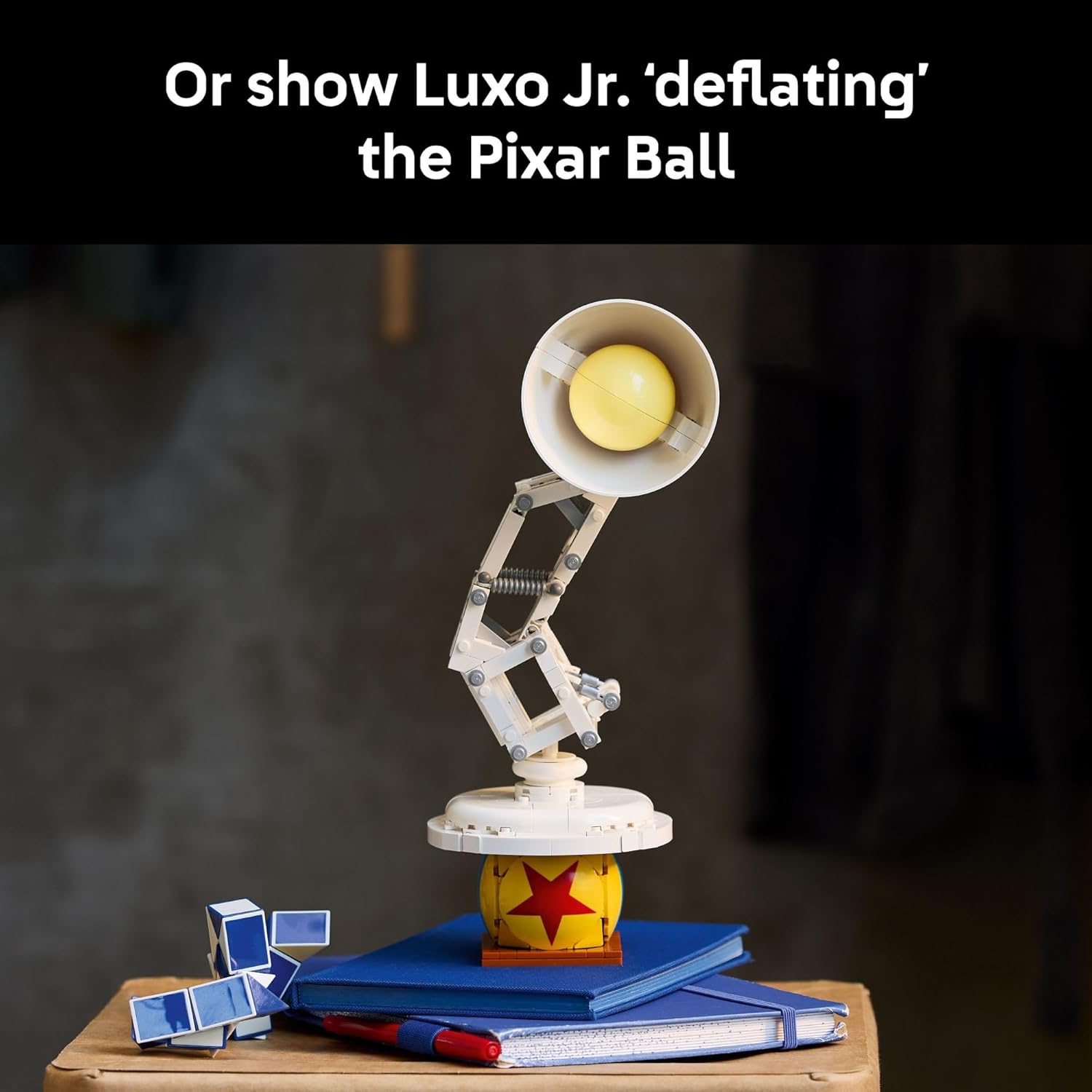 LEGO Ideas Disney Pixar Luxo Jr. - Building Set for Adults, Men & Women, Ages 18+ - Office and Desk Decor - Gifts for Christmas - 21357