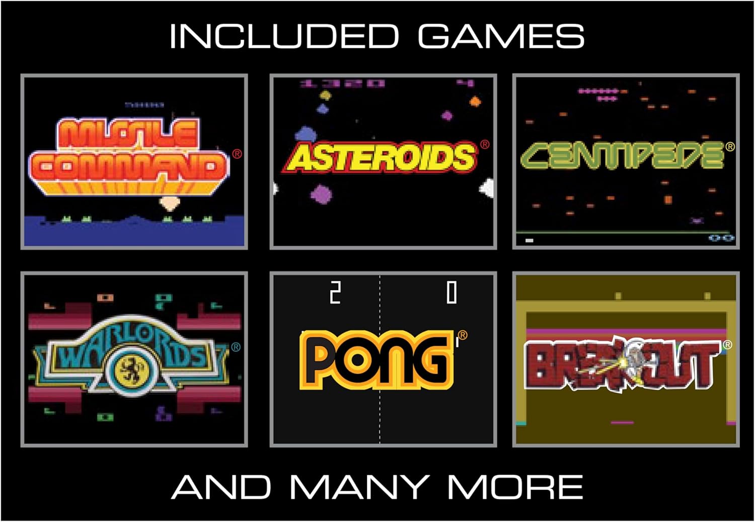 My Arcade Atari Pocket Player Pro: Handheld Portable Video Game Console with 100 Games, 2.75" Color Display, Ergonomic Design