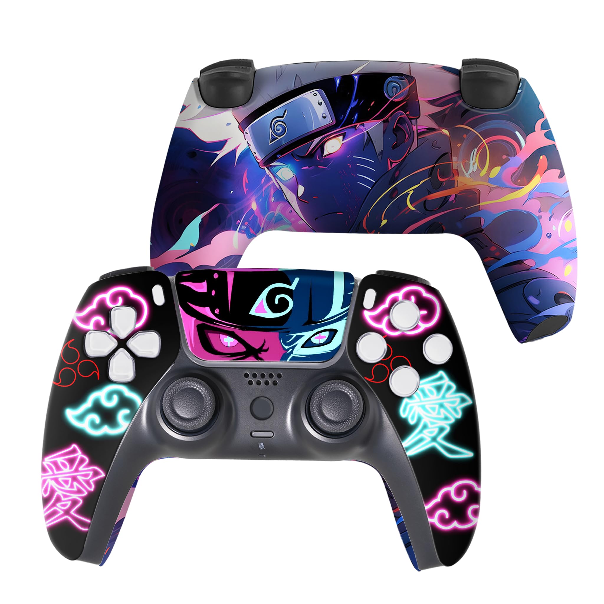 Marrvel Custom PS-5 Controller Wireless compatible with Play-Station 5 Console by BCB Controllers | Proudly Customized in USA with Permanent HYDRODIP Printing(NOT JUST A SKIN)(MODDED)