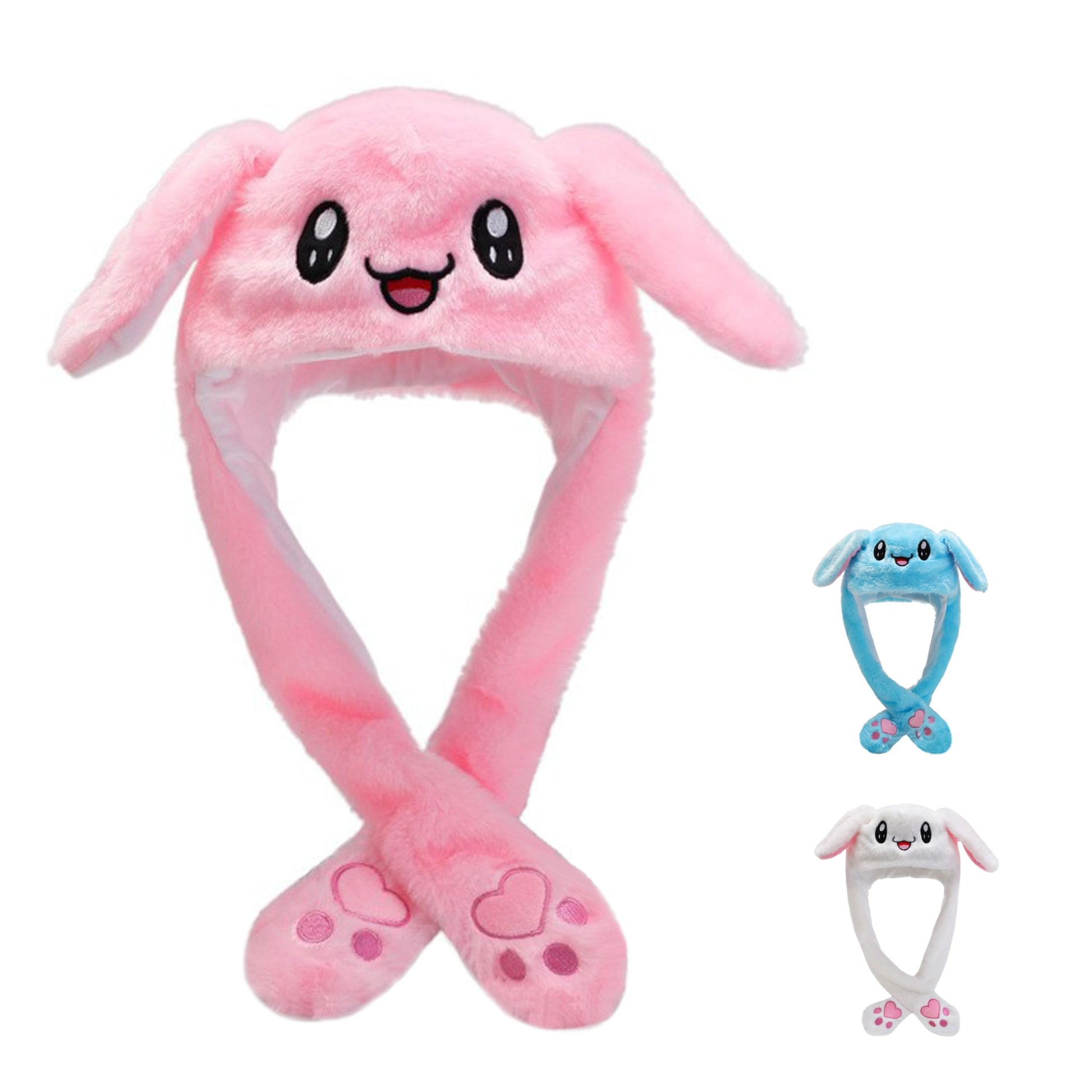 Bunny Hat, Funny Plush Bunny Hats, Plush Christmas Rabbit Hat, Party Cosplay Cute Animal Hats.