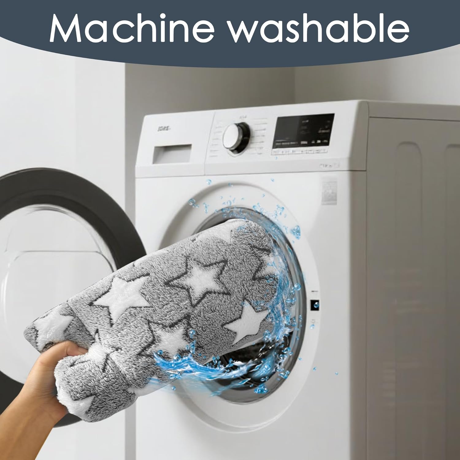 Dog Bed Mat for Crate, Soft Kennel Pad, Durable Comfort Mat for Dogs and Cats, Home and Crate Use (Gray, 18"*14"*1.5")