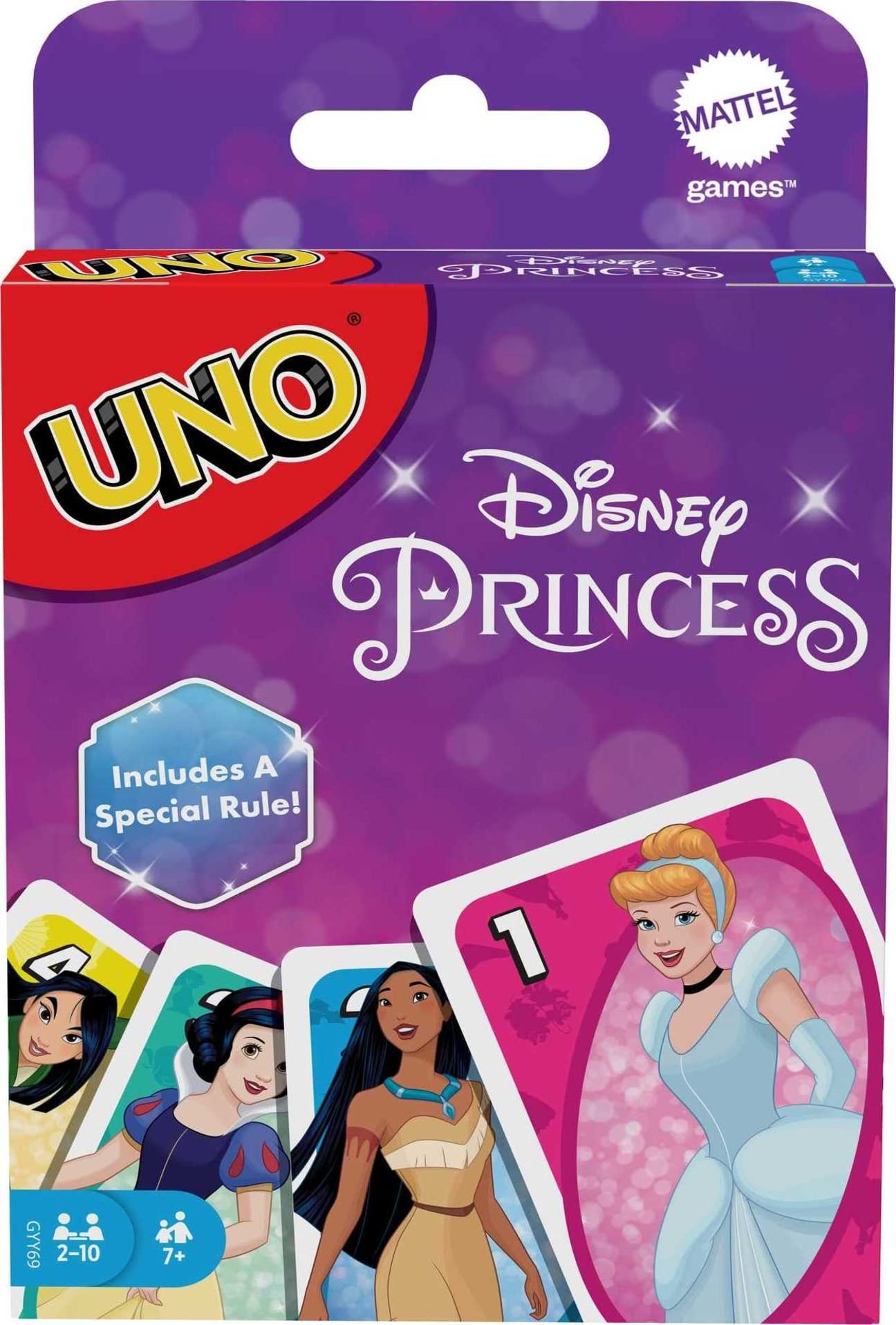 Mattel Games UNO Disney Moana 2 Card Game for Kids, Adults & Family with Deck & Special Rule Inspired by The Movie