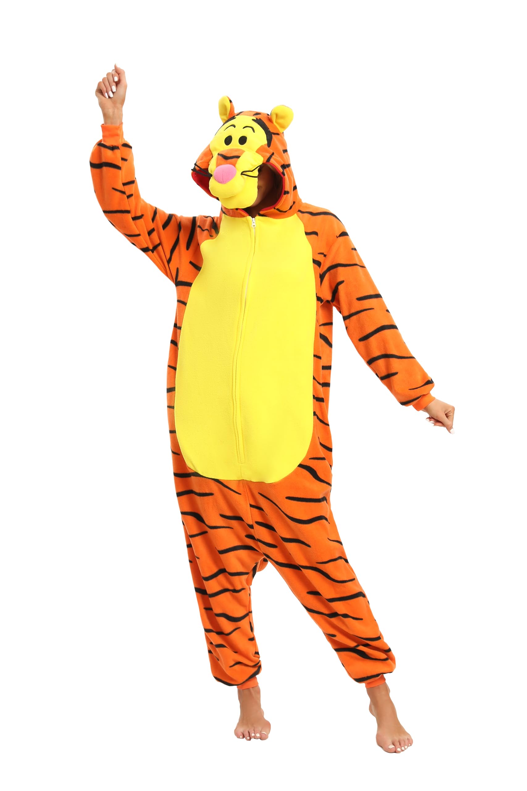 Halloween Animal Onesie Pajamas for Adults Costume Cosplay Homewear One Piece
