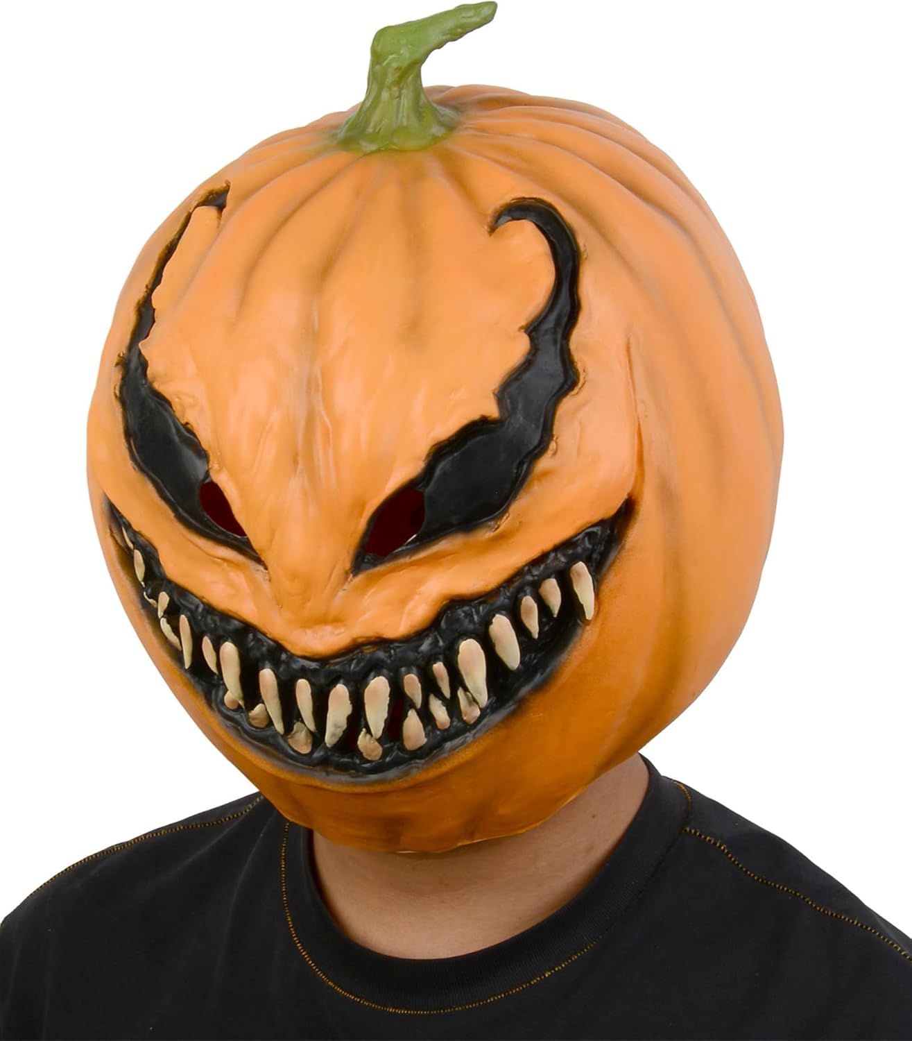 Creepy Pumpkin Mask, Scary Pumpkin Head Mask For Halloween Costume Party Props Adult Men Women