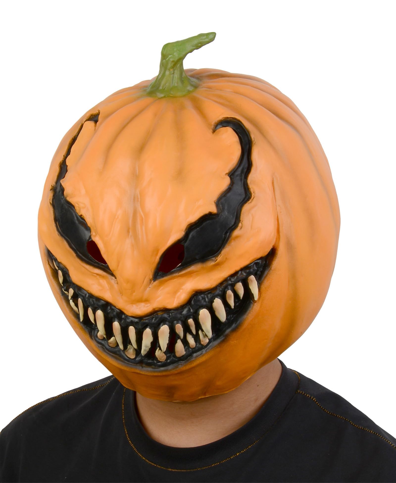 Creepy Pumpkin Mask, Scary Pumpkin Head Mask For Halloween Costume Party Props Adult Men Women