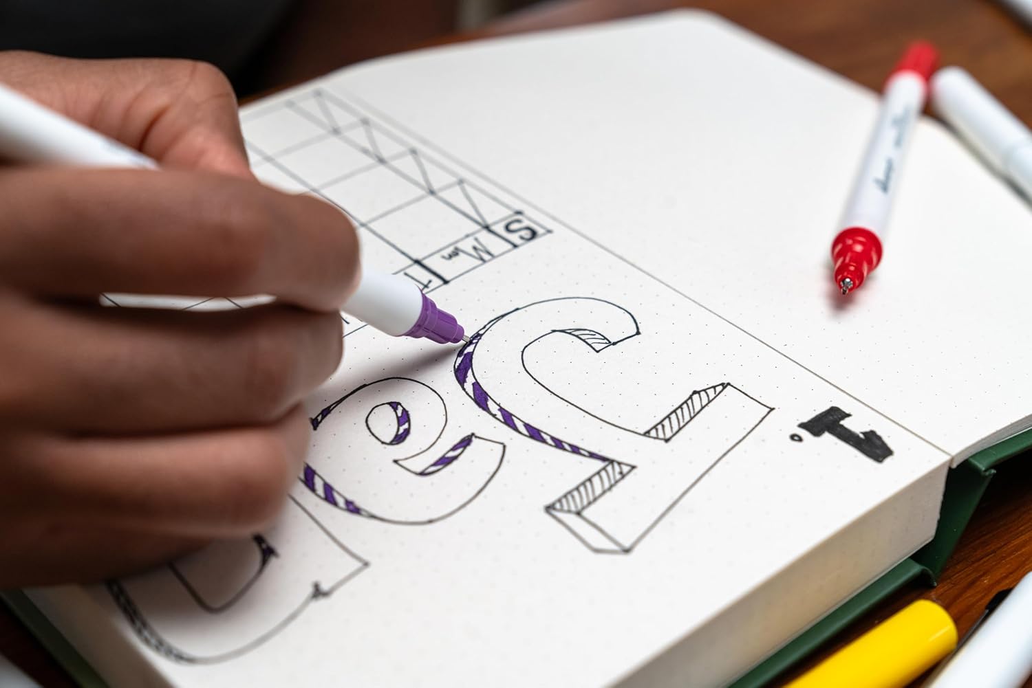 Fineliner Pens, Set of 10, Vibrant Colors, Vibrant, For Artists, Journaling, Coloring, Home or Classroom Use, Non-Toxic