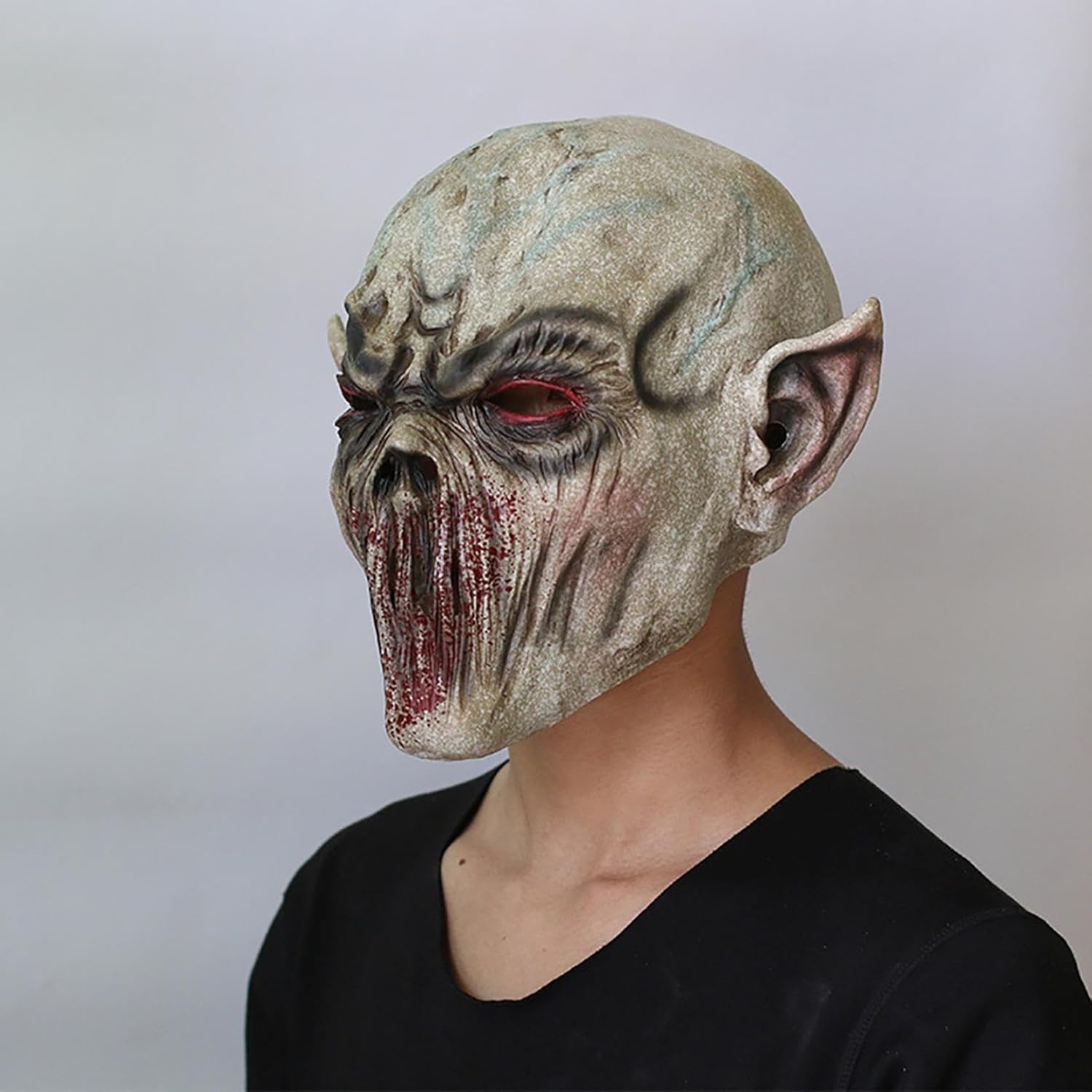 Scary Realistic Halloween Mask for Adults - Alien, Zombie, Ghost, Masks for Halloween Costumes and Parties