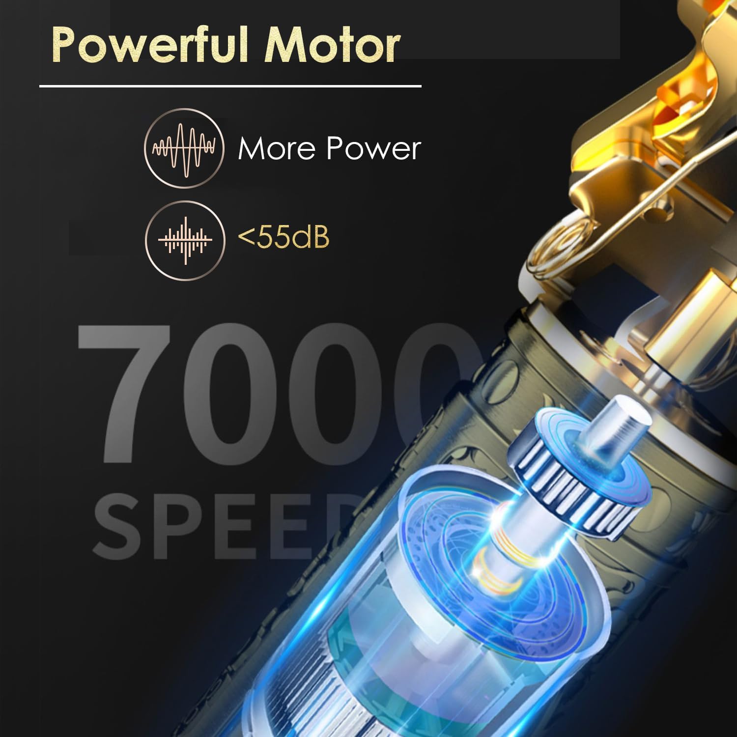 Hair Clippers for Men, Professional Hair Trimmer Cordless Zero Gapped T-Blade Trimmer Rechargeable Beard Trimmer, Mens Gifts Hair Grooming Set for Hair Cutting