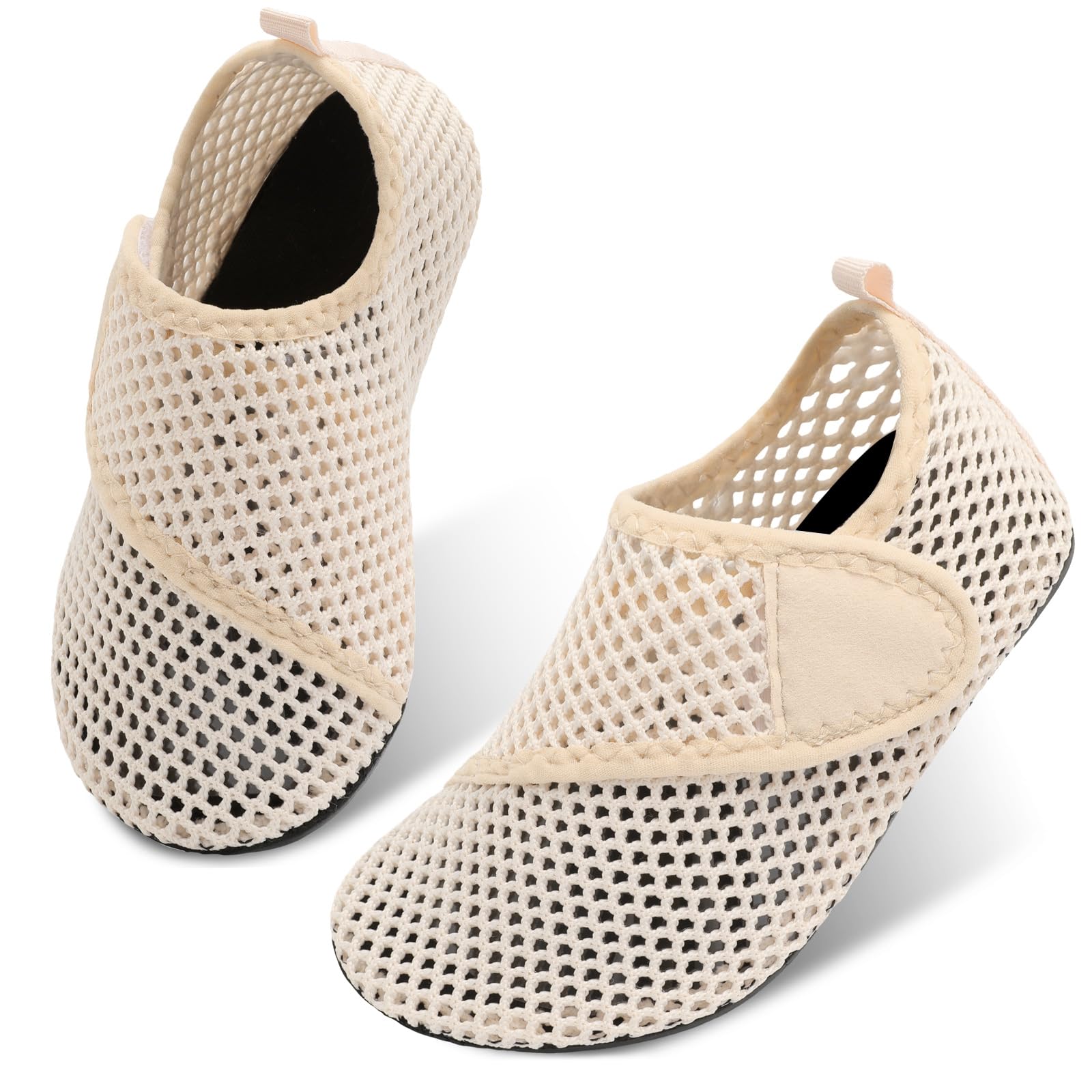 JIASUQI Kids Boys and Girls Summer Athletic Water Shoes Aqua Socks for Beach Swimming Pool