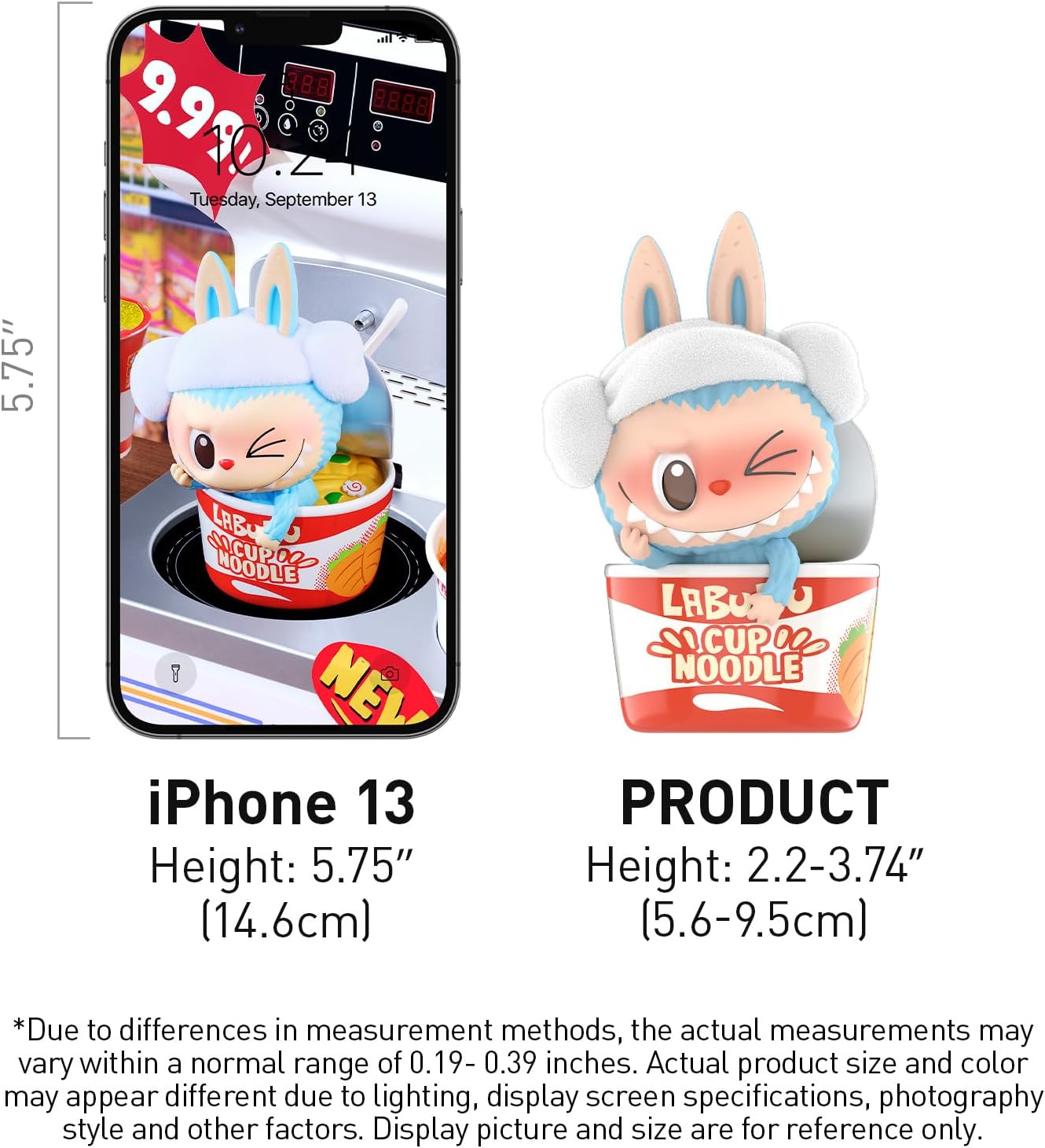 POP MART The Monsters Wacky Mart Series Blind Box Figures, Random Design Action Figures Collectible Toys Home Decorations, Holiday Birthday Gifts for Girls and Boys, Single Box