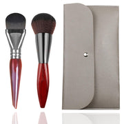 Professional Makeup Brush Set Foundation Brush Powder Brush Rich Soft Bristles Rosewood Handle Brush for Ultimate MakeUp Experience