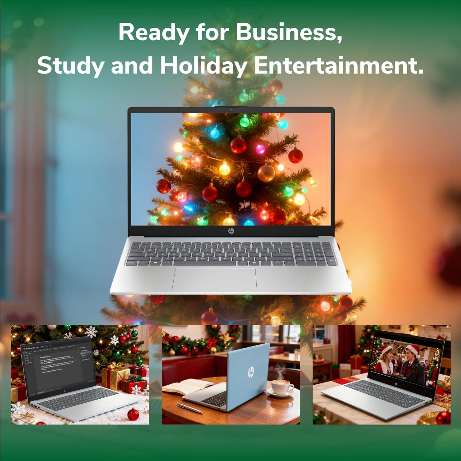 HP 15.6 Touchscreen Laptop Computer - Windows 11Pro, AI Copilot, 16GB RAM + 1TB SSD, 15.6'' FHD Anti-Glare Touchscreen (1920 x 1080), Intel 8 Core i3-N305, Intel UHD Graphics, WiFi-6, Moonlight Blue