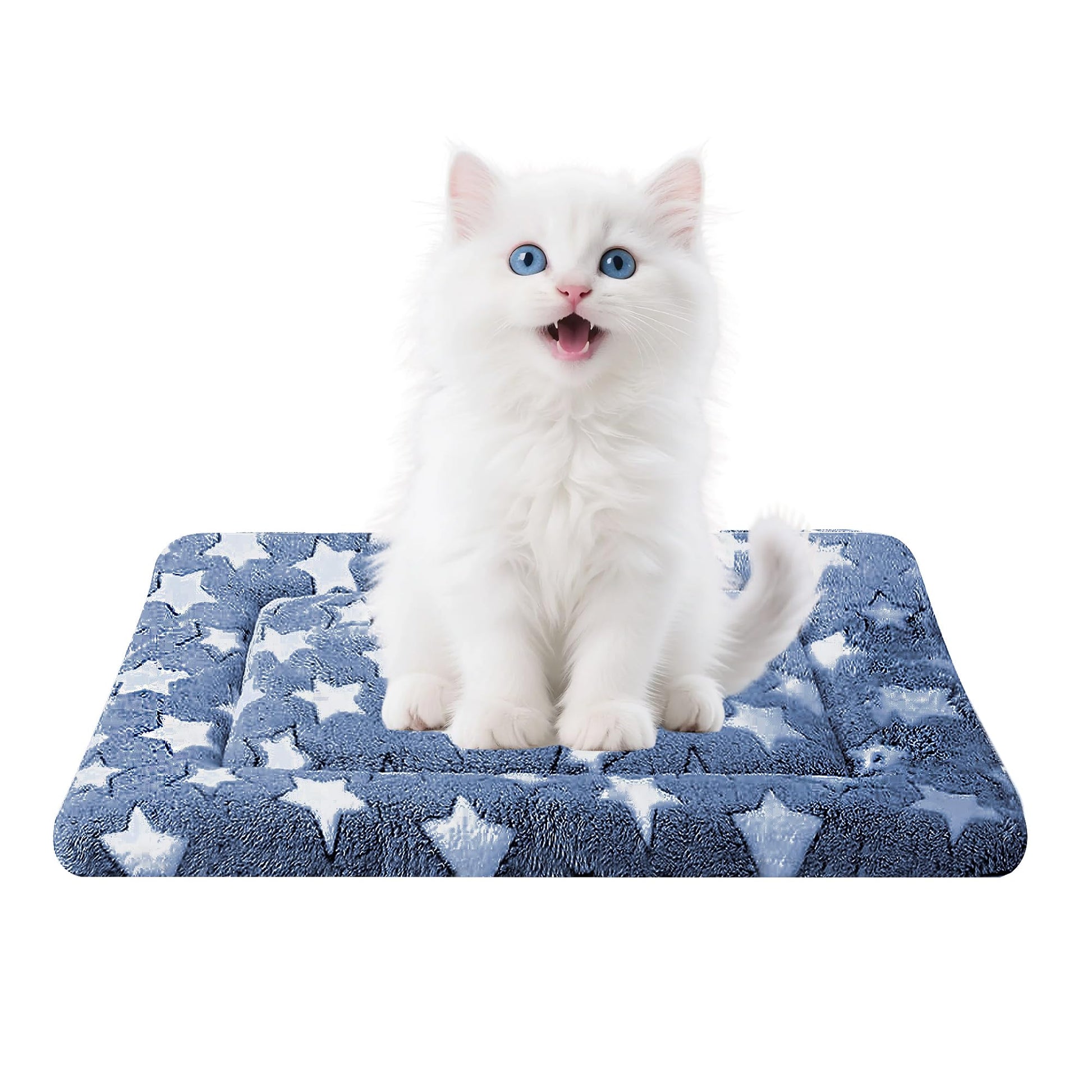 Dog Bed Mat for Crate, Soft Kennel Pad, Durable Comfort Mat for Dogs and Cats, Home and Crate Use (Gray, 18"*14"*1.5")