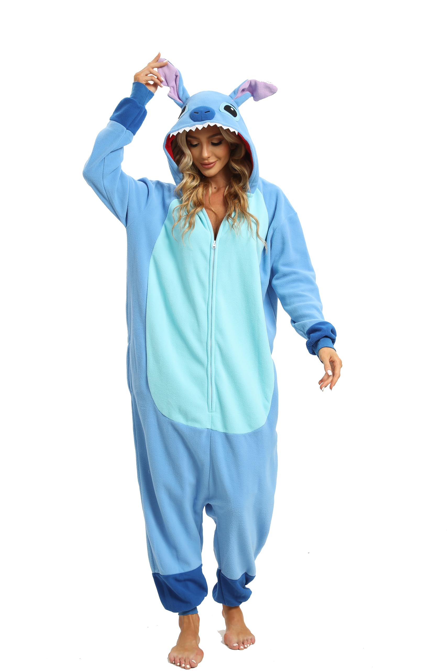Halloween Animal Onesie Pajamas for Adults Costume Cosplay Homewear One Piece