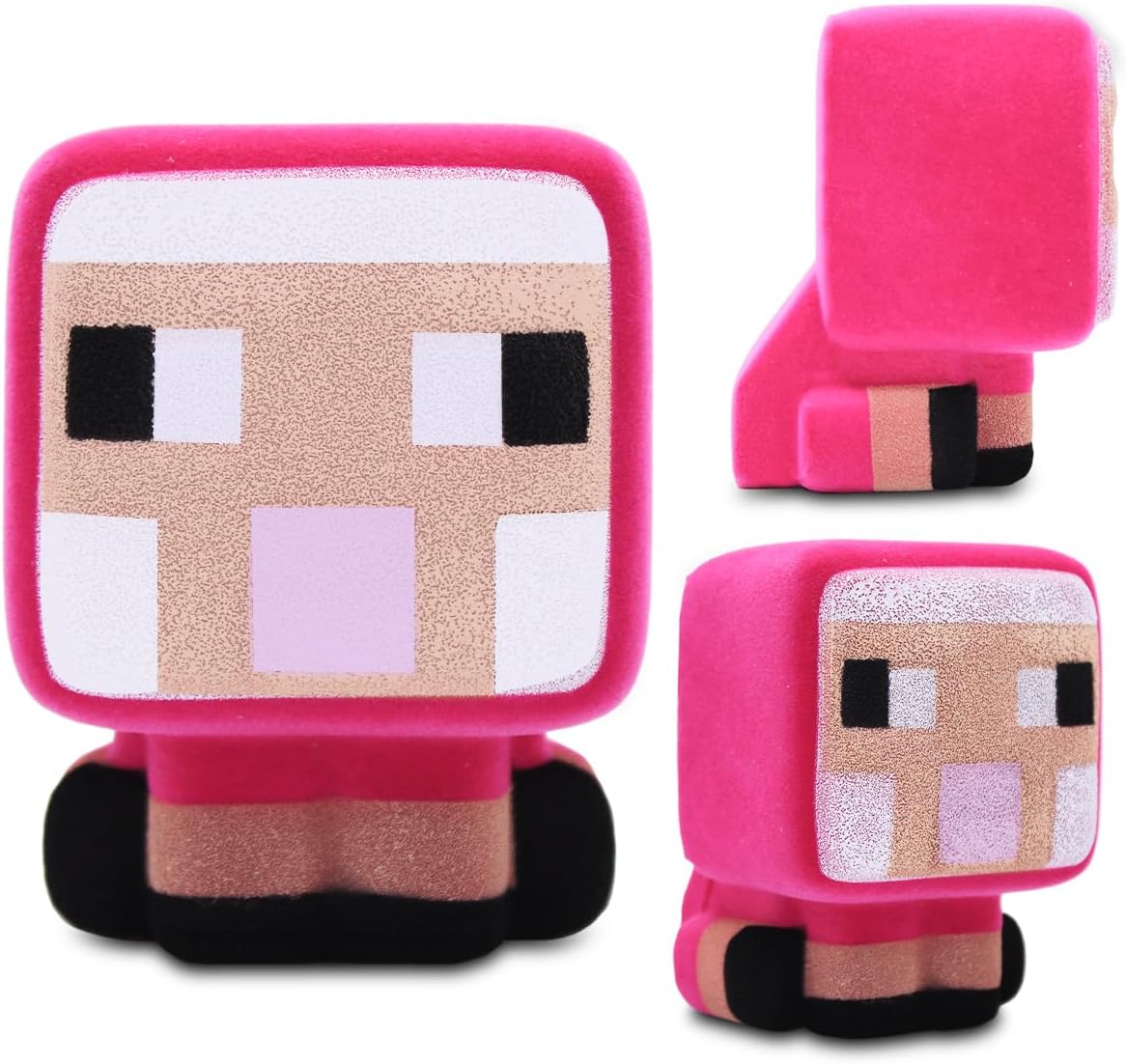 Minecraft SquishMe Series 6 – Larger 3.5‑Inch Collectible Squishy Figure, Blind‑Bag Surprise – Creeper, Steve, Pig, Squid & More – Stress Relief/Fidget Toy for Kids Ages 3+