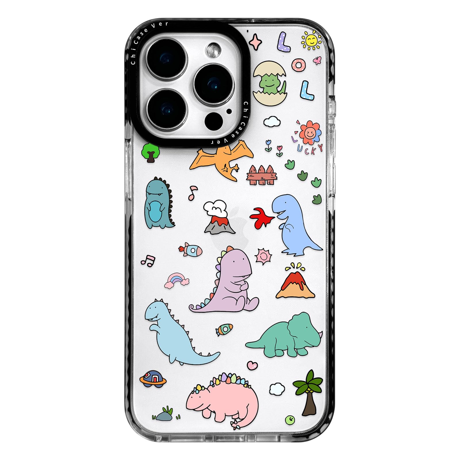 for iPhone 12 Case, Cartoon Pattern with Little Prince-Like, Military-Grade Drop Protection, Cute Soft Slim TPU Protective Cover with Camera Lens Protection for Women & Girls