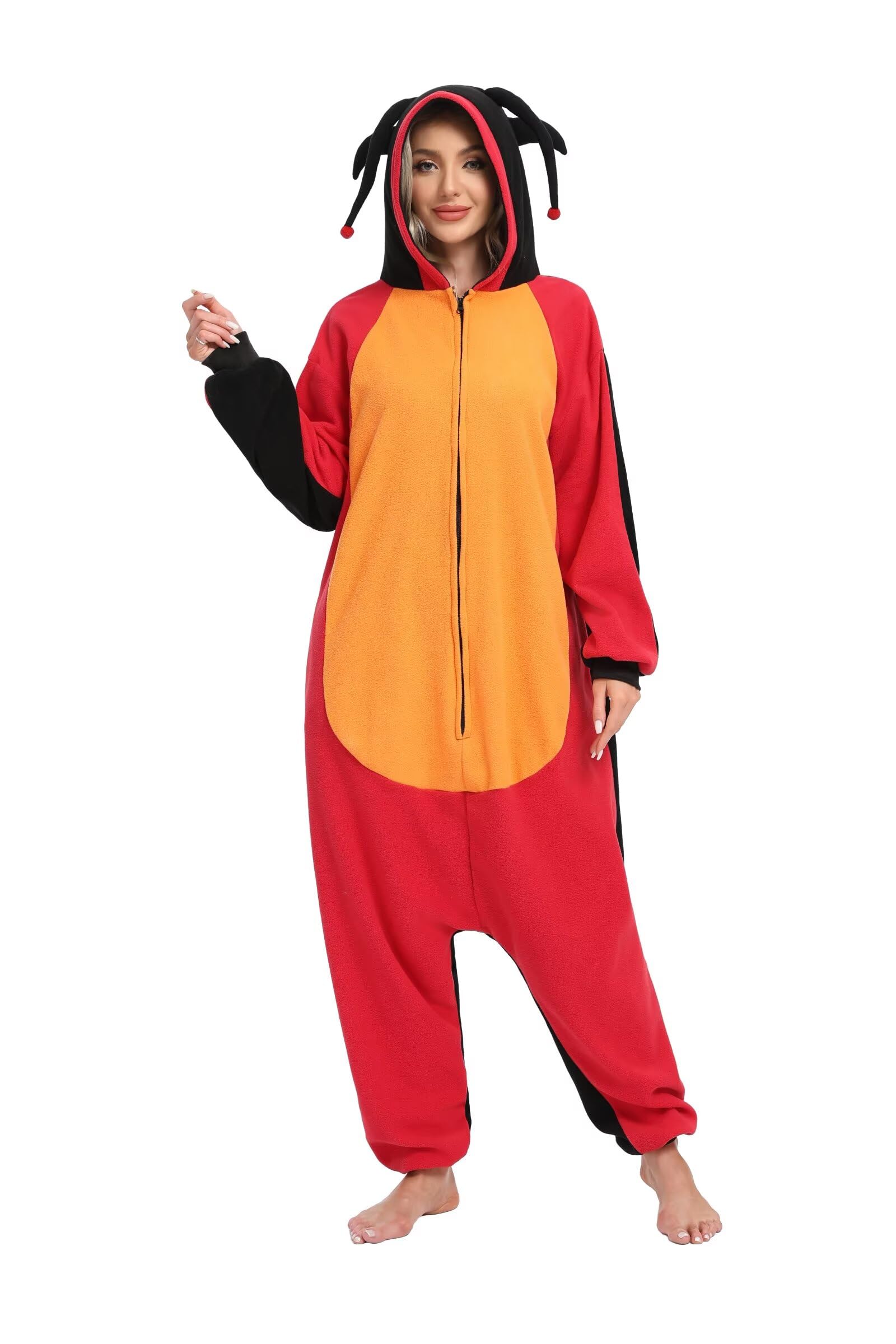 Halloween Animal Onesie Pajamas for Adults Costume Cosplay Homewear One Piece