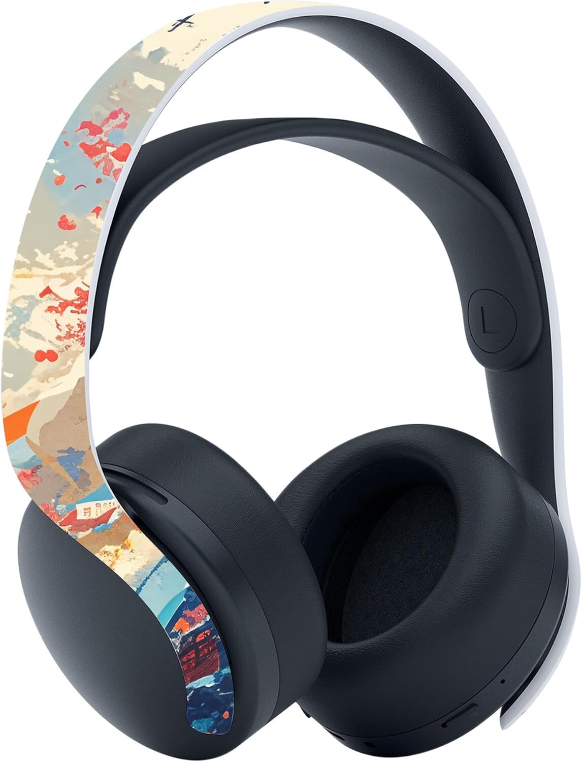 PlayVital Full Set Skin Decal for ps5 Console Disc Edition, Vinyl Sticker Decal Cover for ps5 Controller & Charging Station & Headset & Media Remote - Dragon's Elysium