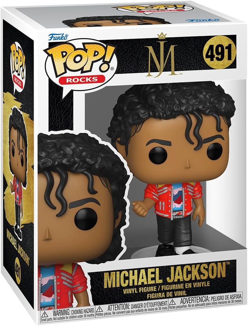 Funko Pop! Rocks: Michael Jackson - Beat It - Collectable Vinyl Figure - Gift Idea - Official Merchandise - Toys for Kids & Adults - Music Fans - Model Figure for Collectors