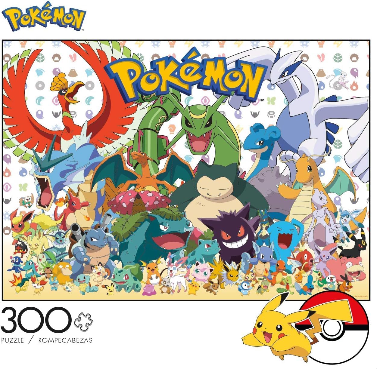Buffalo Games - Pokémon - Fan Favorites - 300 Piece Jigsaw Puzzle for Adults - Vibrant Jigsaw Puzzles with Oversized Pieces - Finished Size 21.25 x 15.00