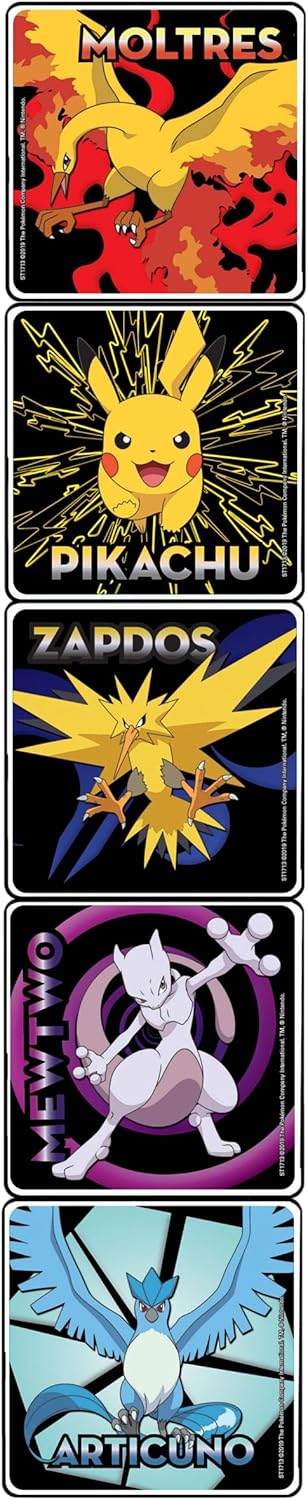 Bendon Pokemon Stickers Activity Set with Pokemon Coloring Book with Stickers, Reward Sticker Set, Craft Door Hanger