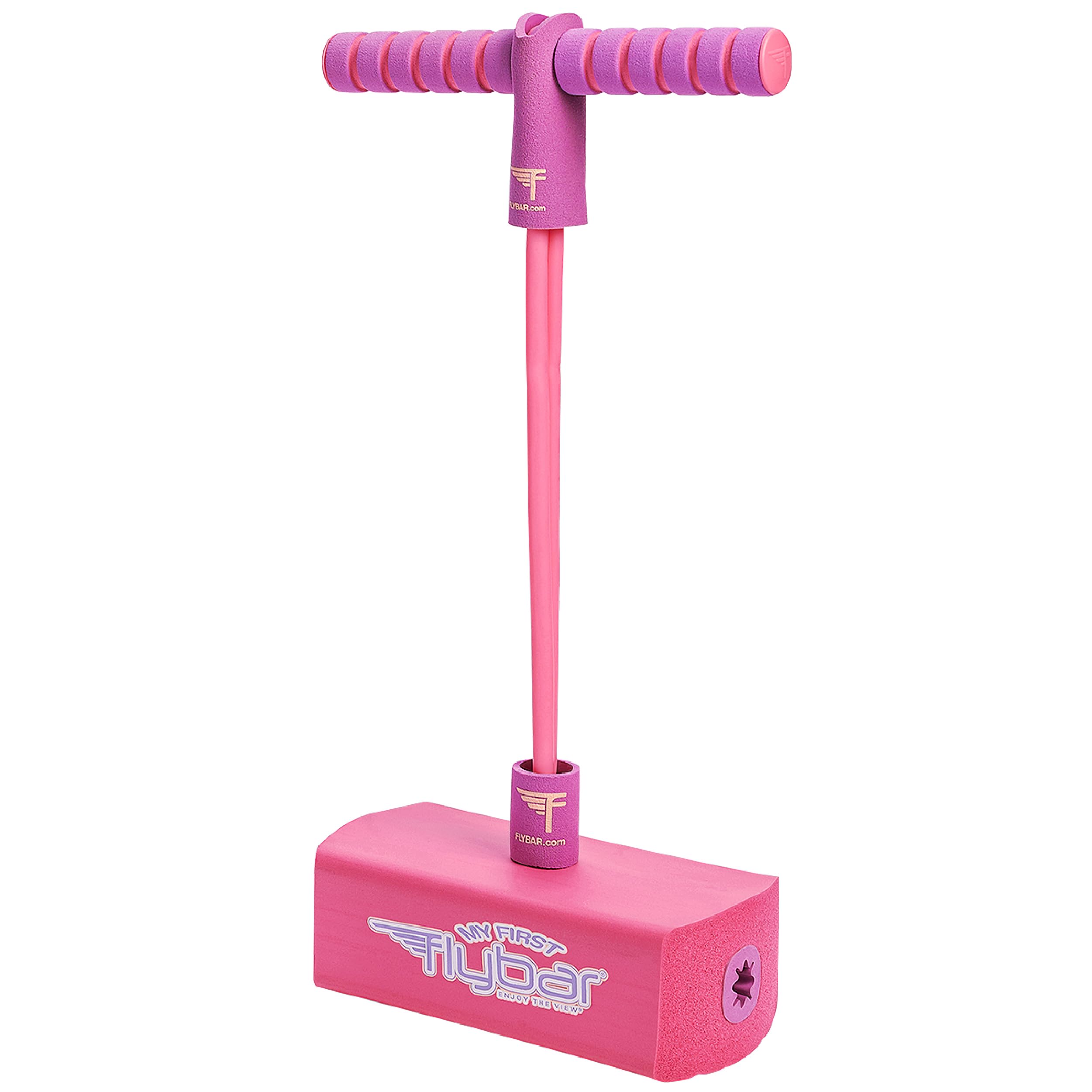 Flybar My First Foam Pogo Jumper for Kids Fun and Safe Pogo Stick for Toddlers, Durable Foam and Bungee Jumper for Ages 3 and up, Supports up to 250lbs
