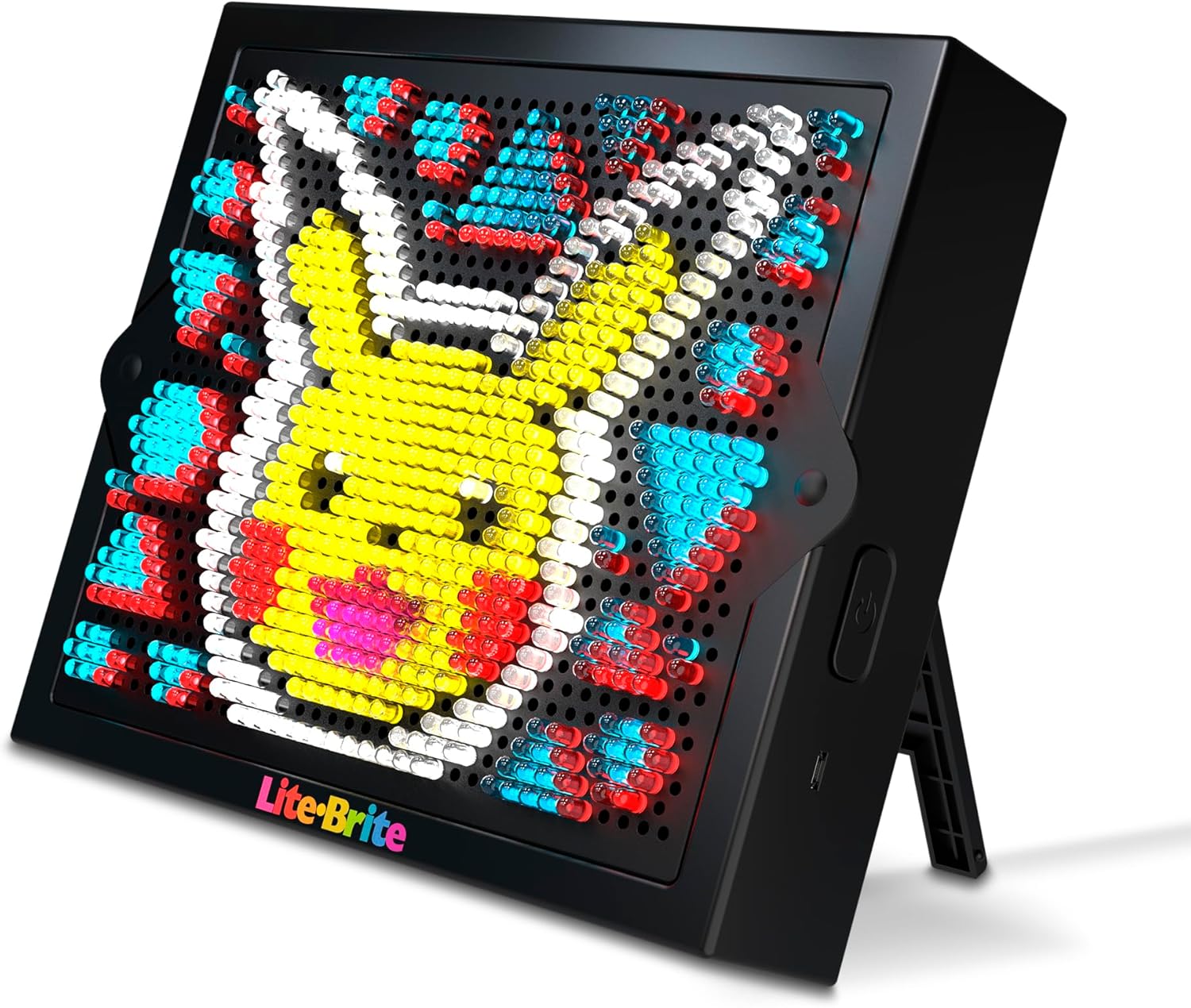 Lite Brite Super Bright HD, Pokemon Edition - Creative Retro Light-Up Screen – Educational Play for Children, Enhances Creativity, Gift for Boys and Girls Ages 6+