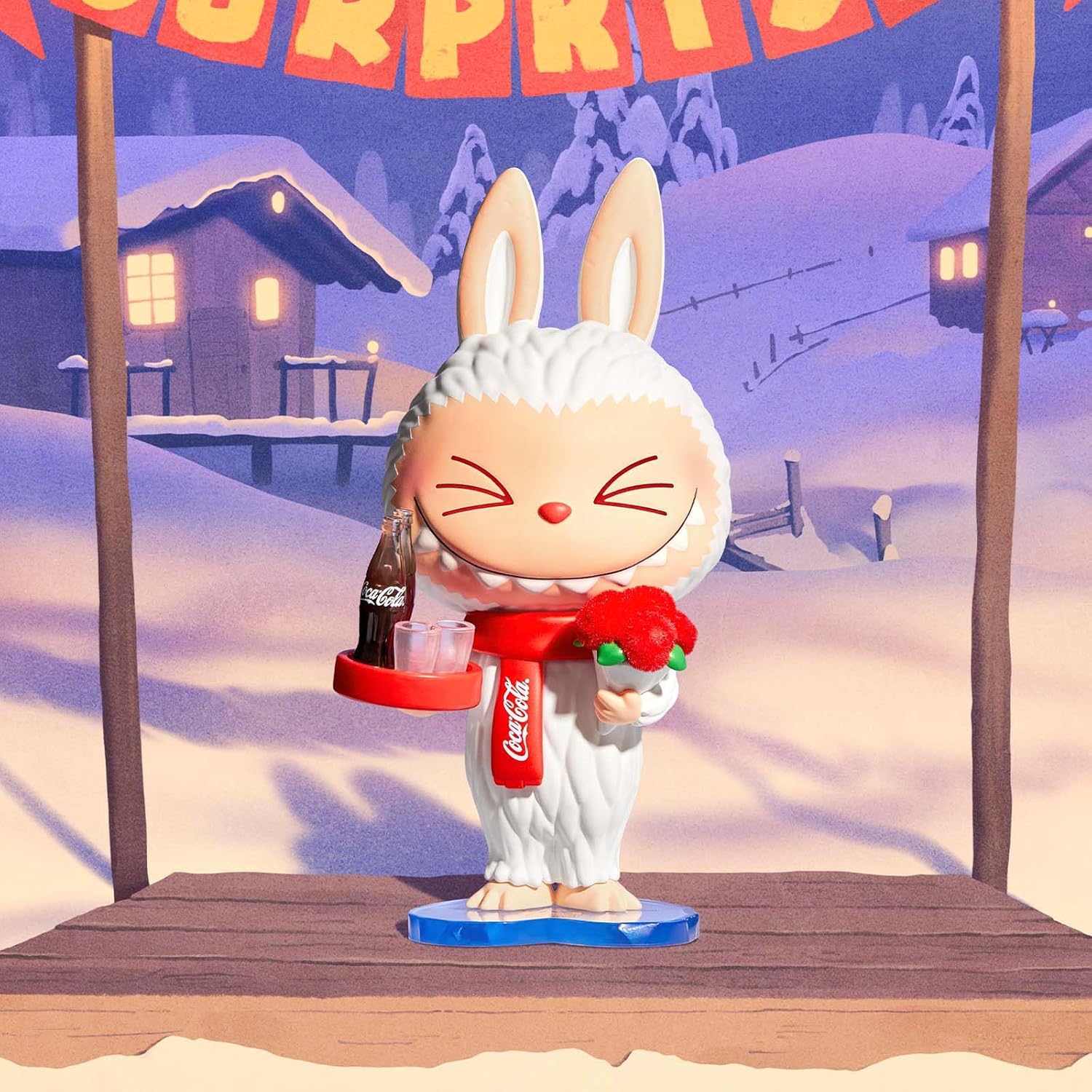 POP MART The Monsters Coca-Cola Series, Blind Box Figures, Random Design Action Figures Collectible Toys Home Decorations, Holiday Birthday Gifts, Single Box