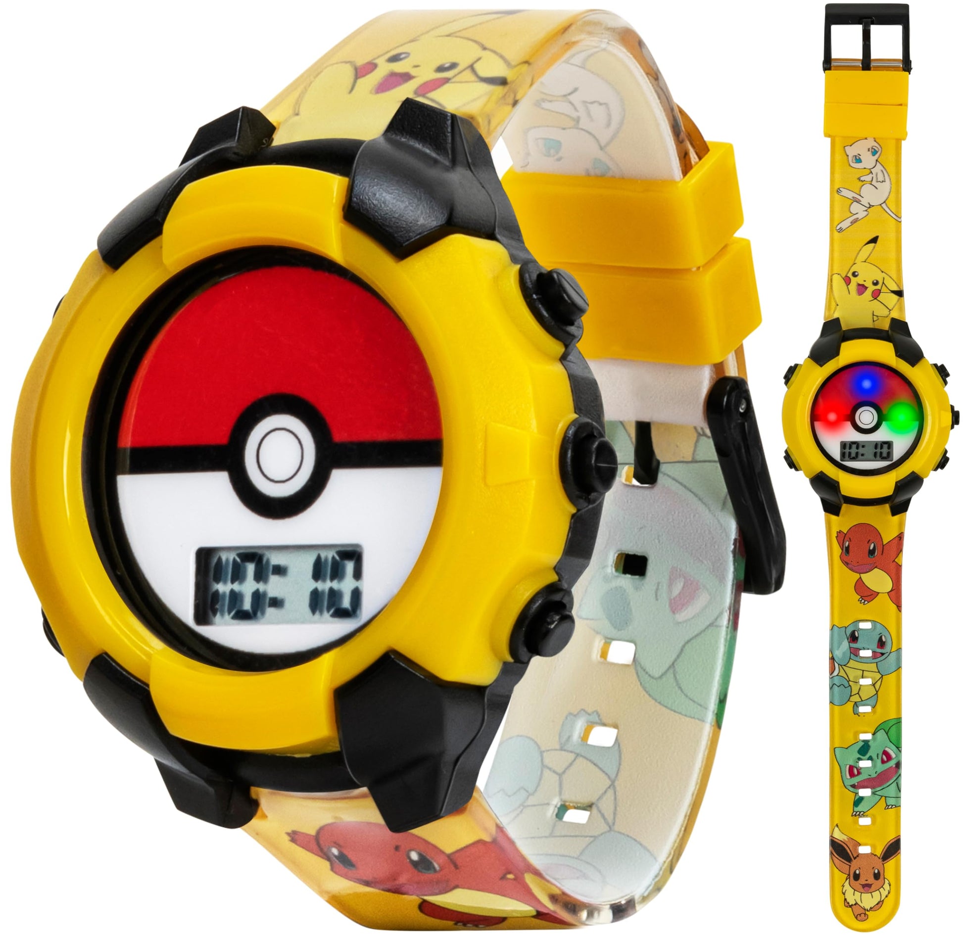 Accutime Kids Pokemon Digital LCD Quartz Watch for Boys, Girls, and Adults All Ages