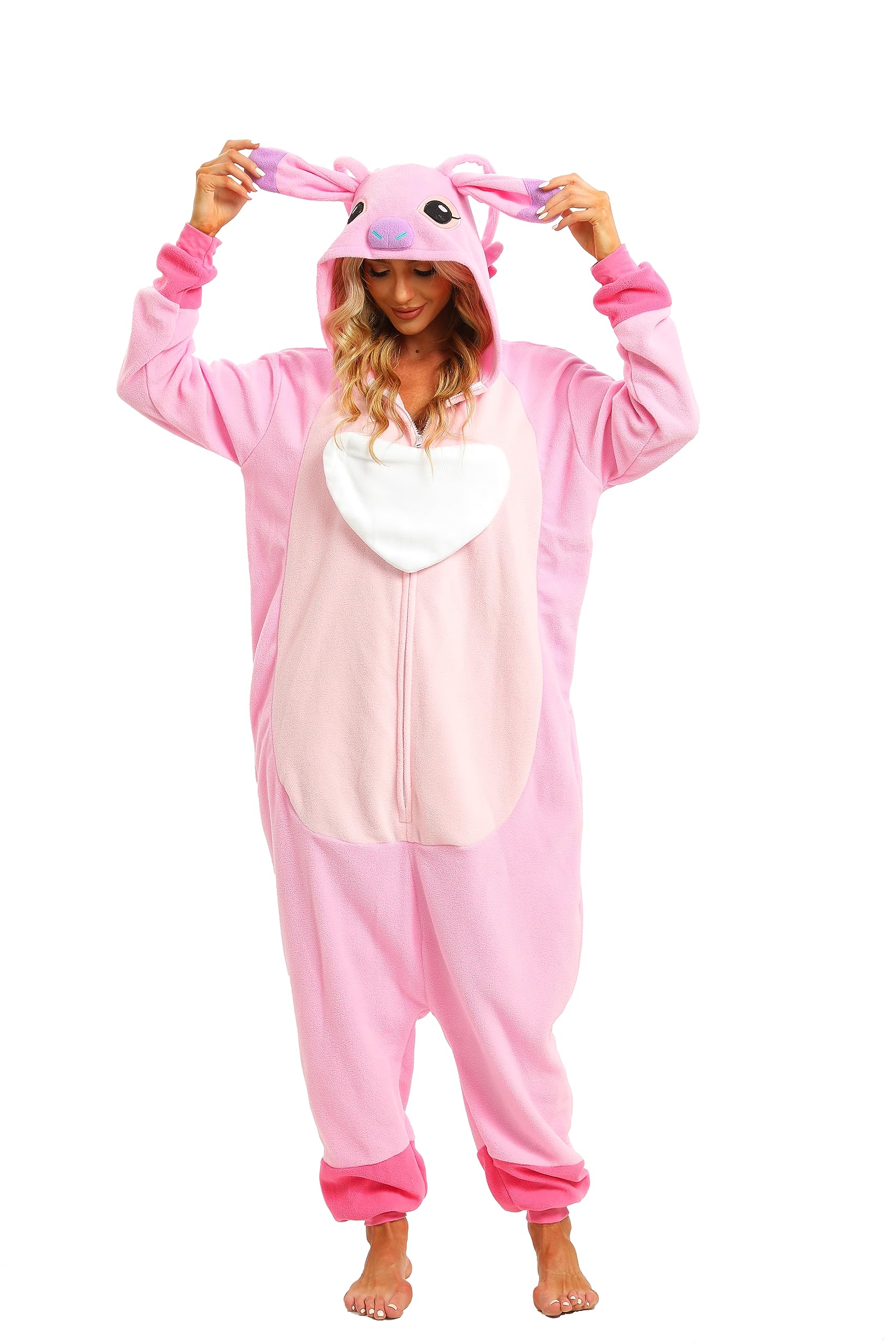 Halloween Animal Onesie Pajamas for Adults Costume Cosplay Homewear One Piece