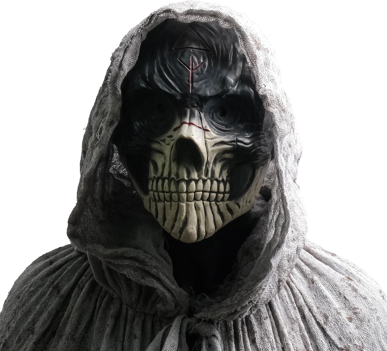 Skull Ghost Halloween Mask, skeleton mask Latex Mask Creepy Horror Props