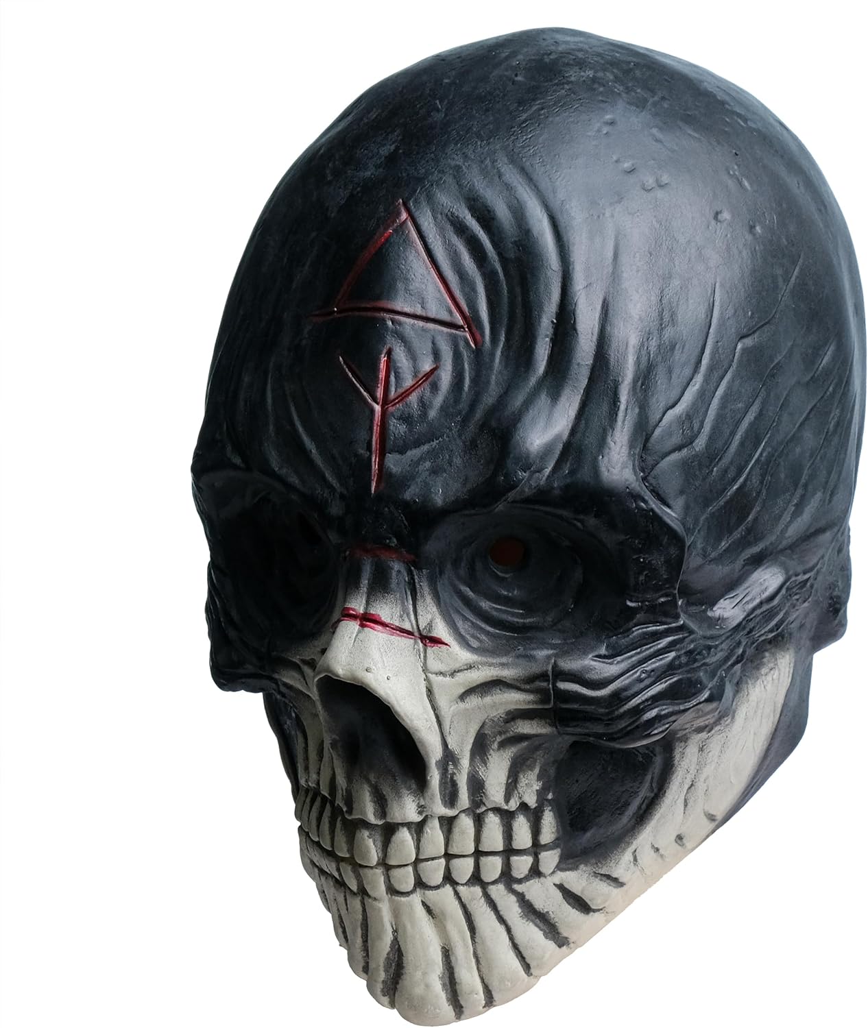 Skull Ghost Halloween Mask, skeleton mask Latex Mask Creepy Horror Props