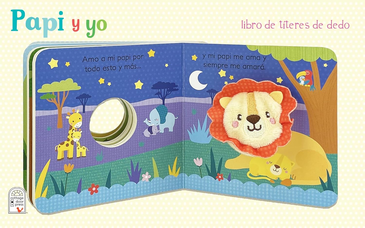 Daddy And Me / Papi y Yo Spanish Language Children's Finger Puppet Board Book, Ages 1-4 (en español) (Spanish Edition)