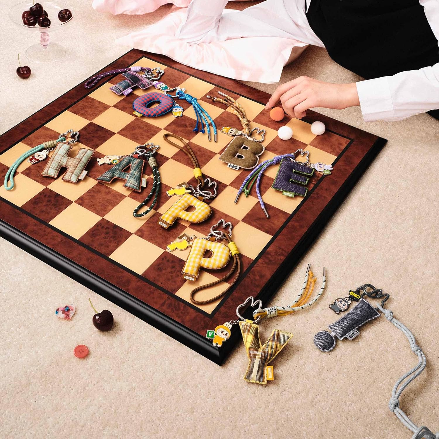 POP MART THE MONSTERS Pin for Love Series- Letter Pendant Blind Box (N-Z)