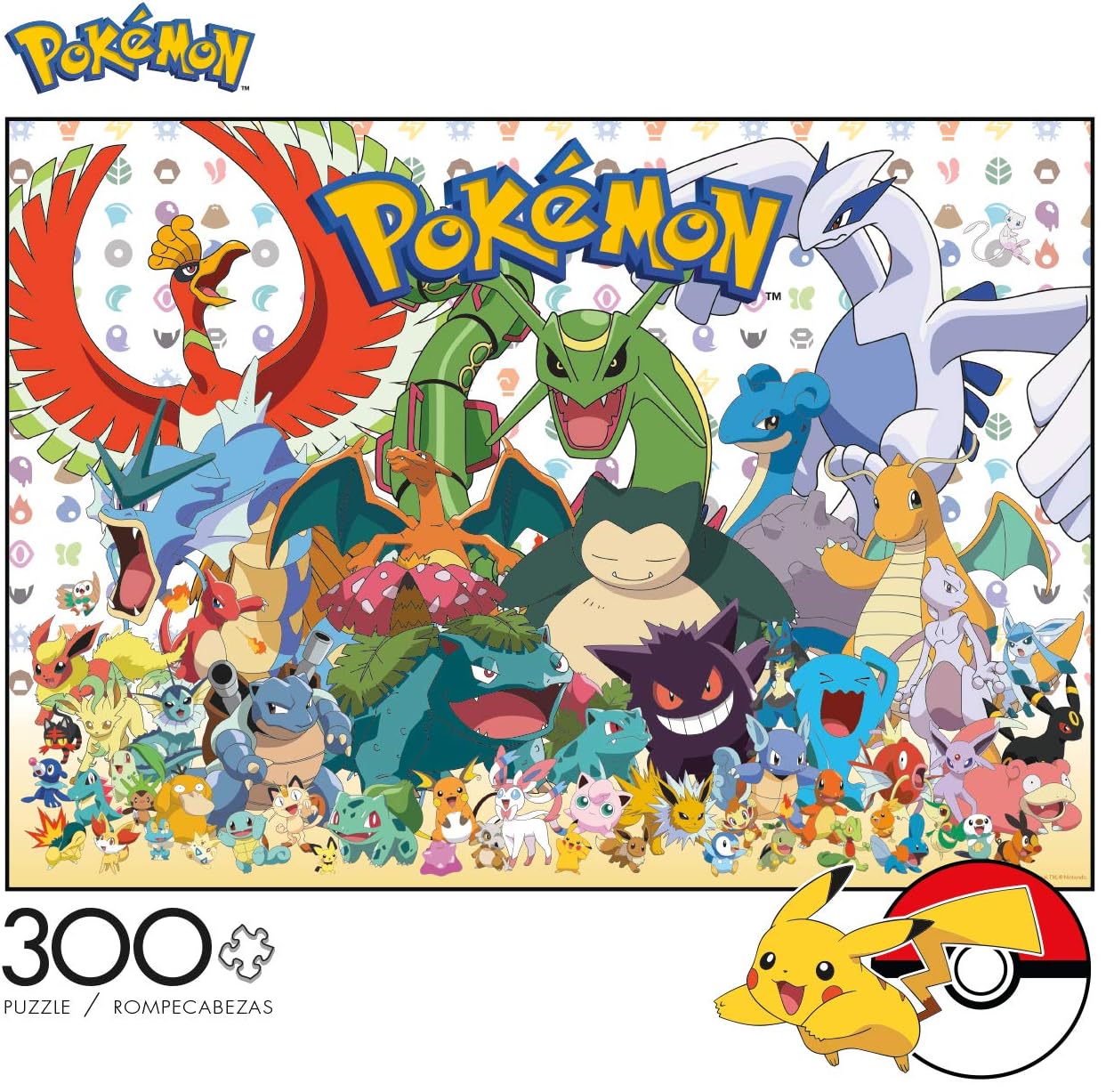 Buffalo Games - Pokémon - Fan Favorites - 300 Piece Jigsaw Puzzle for Adults - Vibrant Jigsaw Puzzles with Oversized Pieces - Finished Size 21.25 x 15.00